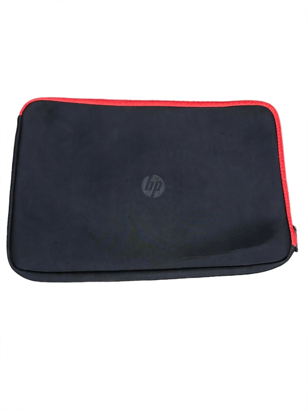 HP Black Tablet Sleeve with Red Trim